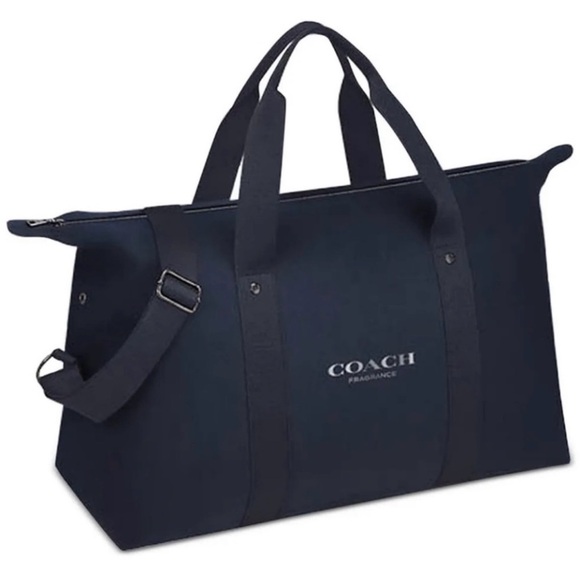 Coach Handbags - COACH Coach Fragrance Navy Blue
Duffel Weekender Bag NWOT